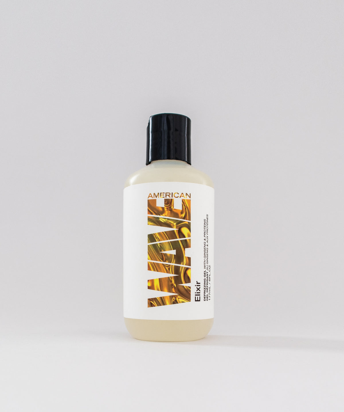 Arrojo Elixir Defrizzing Gel helps calm frizz, define curls, and add shine. 
